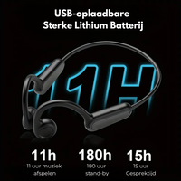 SafeSound Open-Ear Headphones for Safe Cycling & Running - SafeSound-Black-Red-State of Style