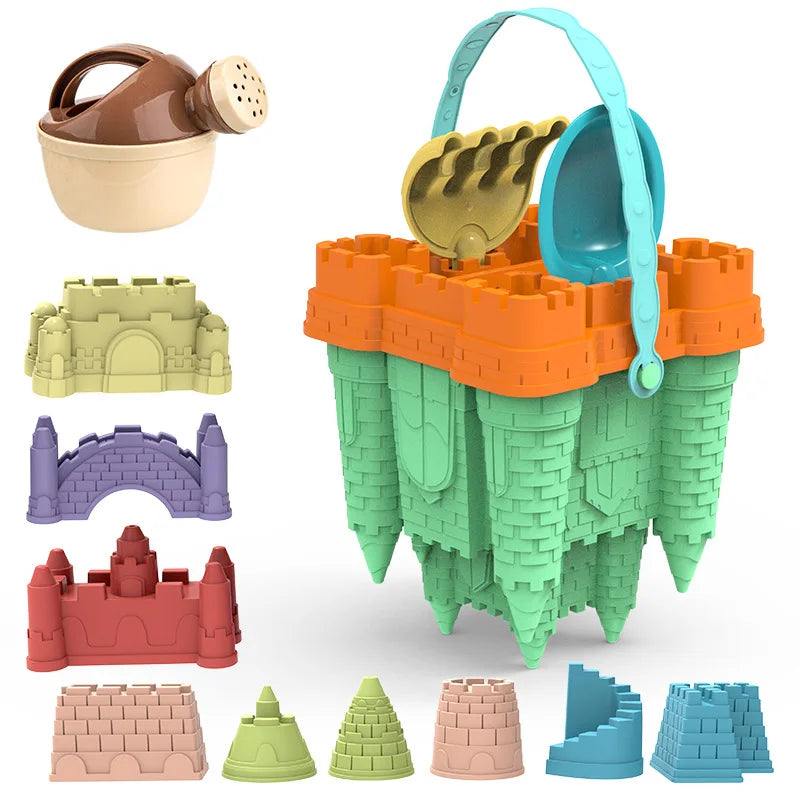 Sandcastle Playset for Kids - BeachMaster-Green Bucket-State of Style