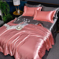 Satin Duvet Cover - Velora-A-1-150X200CM (1.2m Bed)-State of Style