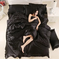 Satin Duvet Cover - Velora-A-6-150X200CM (1.2m Bed)-State of Style