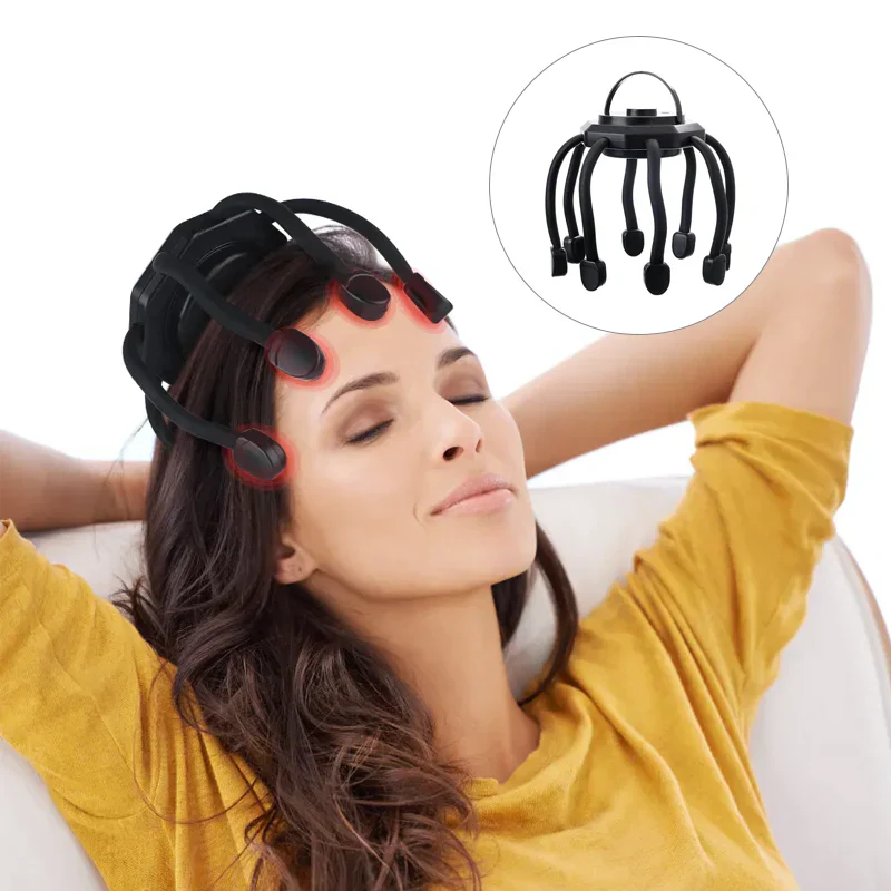 Scalp Massager - RelaxSphere-Black-State of Style