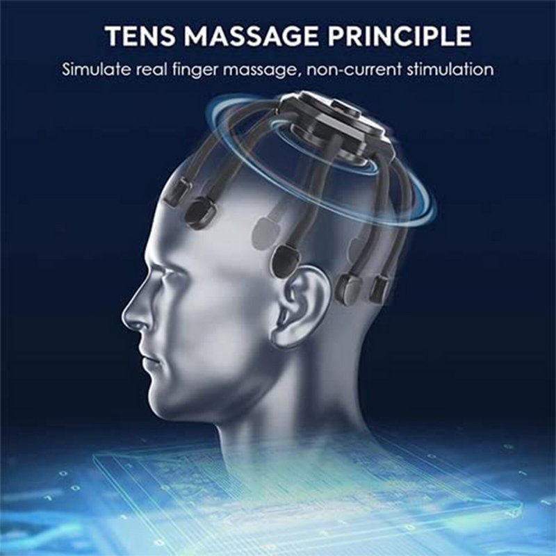 Scalp Massager - RelaxSphere-Black-State of Style