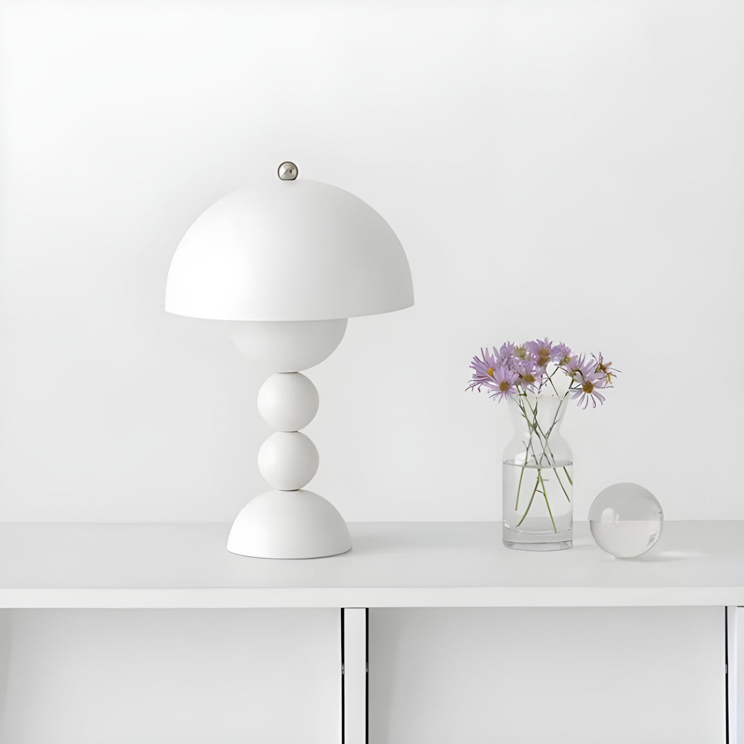 Scandinavian Design Table Lamp - FloraGlow-Black-State of Style
