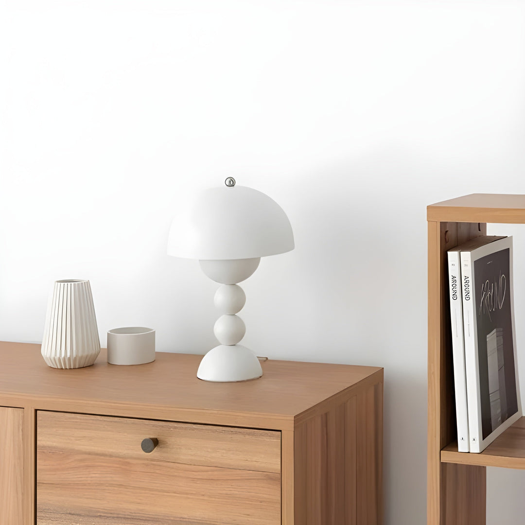 Scandinavian Design Table Lamp - FloraGlow-Black-State of Style