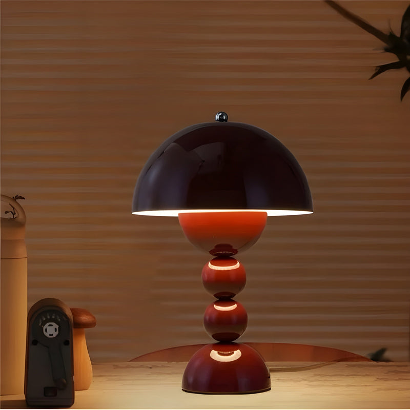Scandinavian Design Table Lamp - FloraGlow-Black-State of Style