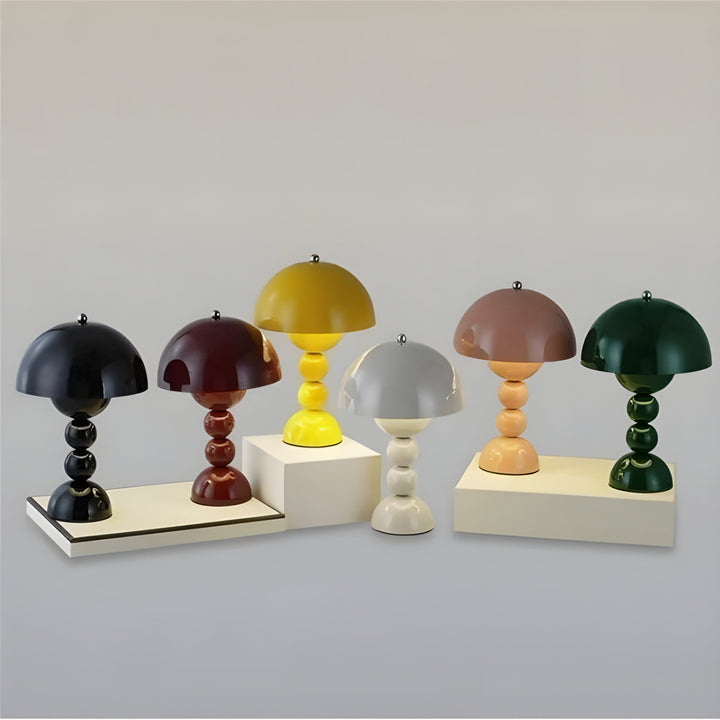 Scandinavian Design Table Lamp - FloraGlow-Black-State of Style