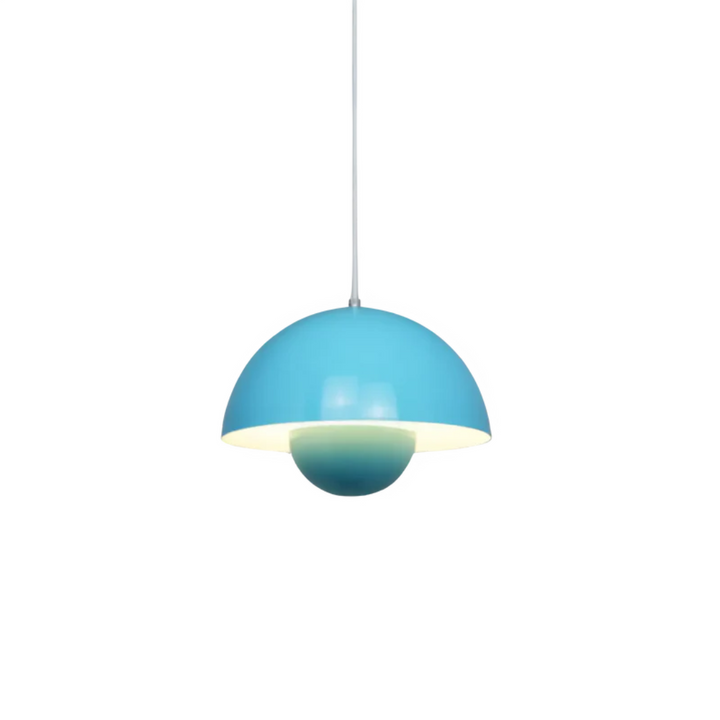 Scandinavian LED Pendant Lamp - NordicBlossom-Blue-State of Style