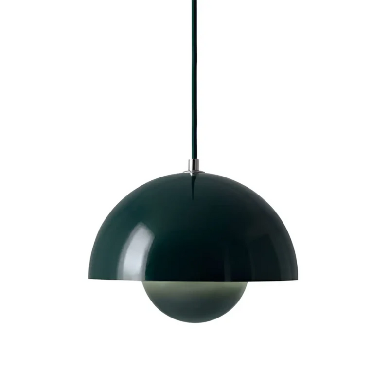 Scandinavian LED Pendant Lamp - NordicBlossom-Green-State of Style