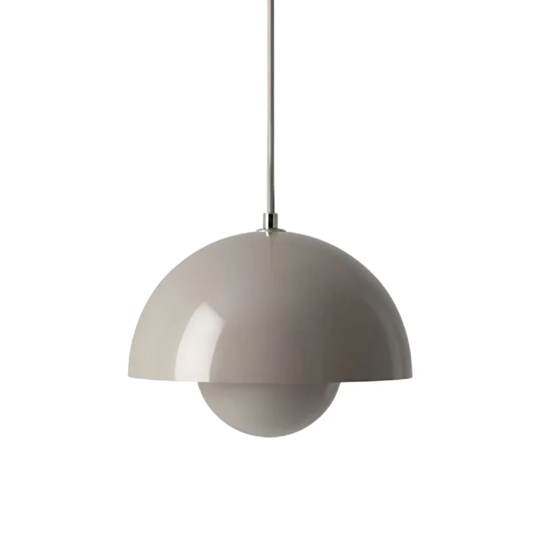 Scandinavian LED Pendant Lamp - NordicBlossom-Grey-State of Style
