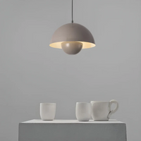 Scandinavian LED Pendant Lamp - NordicBlossom-Pink-State of Style