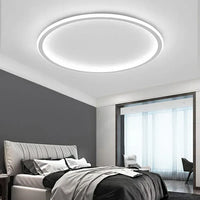 Scandinavian Round Ceiling Lamp - AuroraSphere-Natural White (no RC)-20cm Black-State of Style