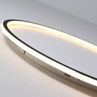 Scandinavian Round Ceiling Lamp - NordicGlow-20cm Black-Natural White (no remote)-State of Style