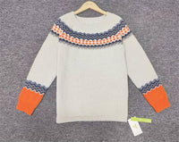 Scandinavian Trendy Jumper with Vibrant Pattern - NordicChic-S-State of Style