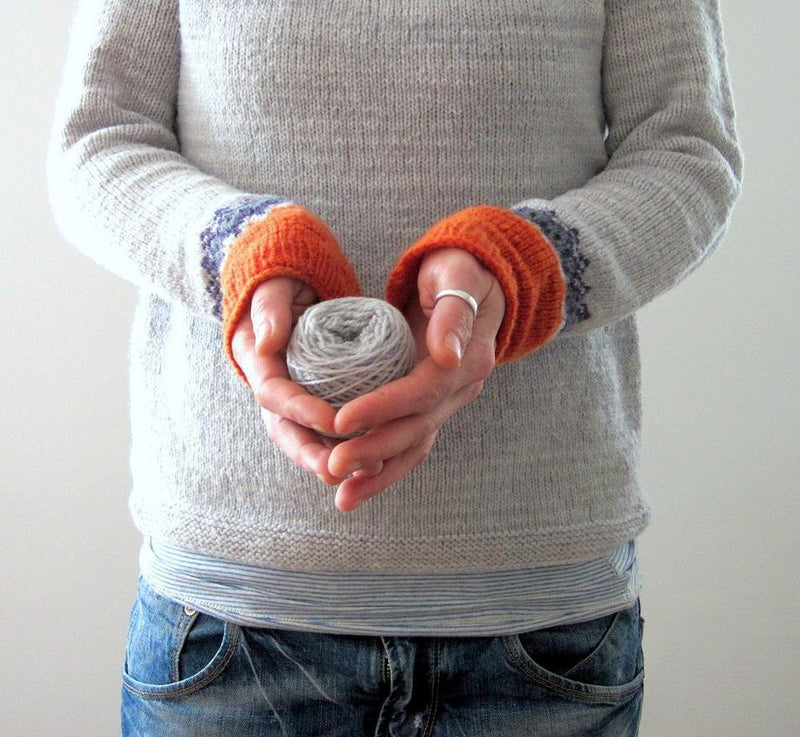 Scandinavian Trendy Jumper with Vibrant Pattern - NordicChic-S-State of Style
