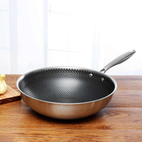 Scratch-resistant Stainless Steel Frying Pan with Non-stick Coating - ProCook Elite-State of Style
