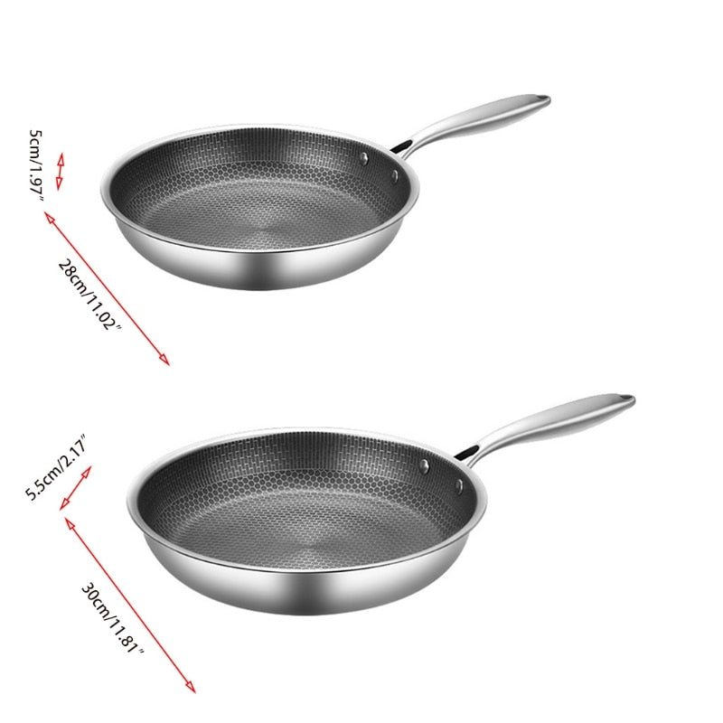 Scratch-resistant Stainless Steel Frying Pan with Non-stick Coating - ProCook Elite-State of Style