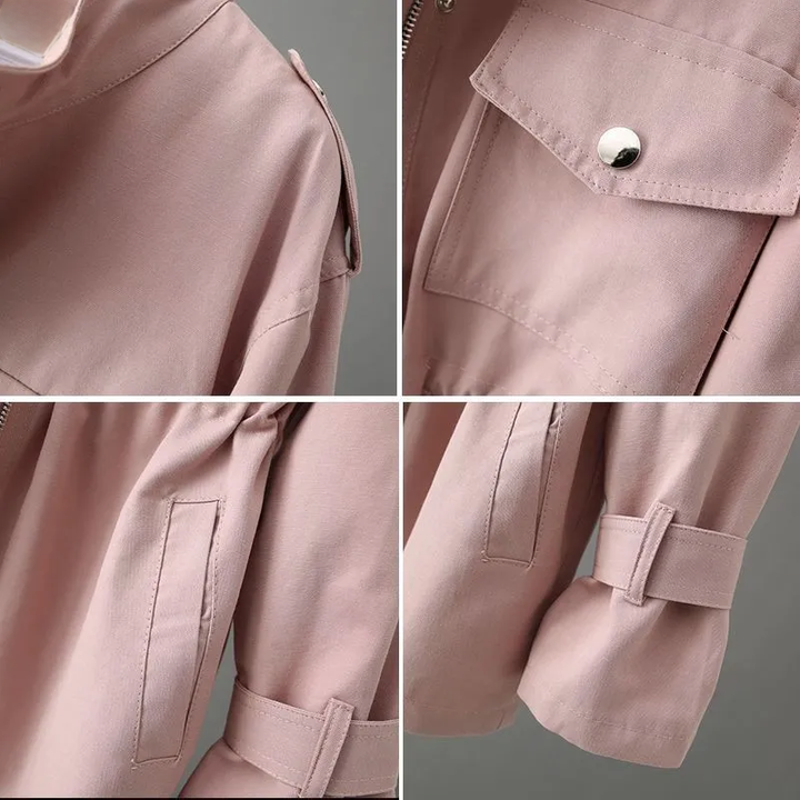 Ladies' Cargo Trench Coat for Autumn – Patricia