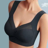 Seamless Bra for Ultimate Comfort - EaseFit-Black-L - (40-55kg)-State of Style
