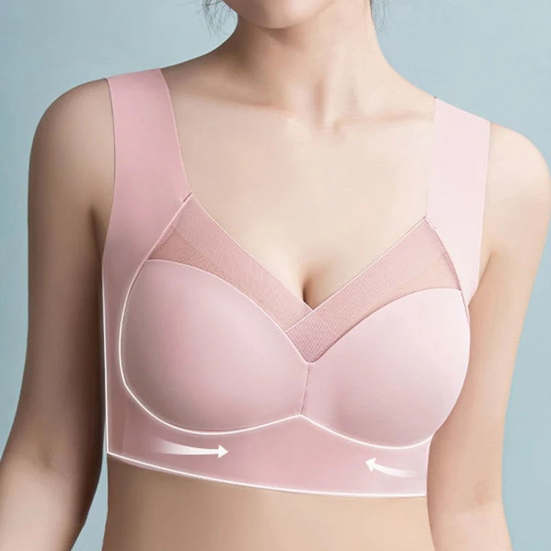 Seamless Bra for Ultimate Comfort - EaseFit-Dark Blue-L - (40-55kg)-State of Style
