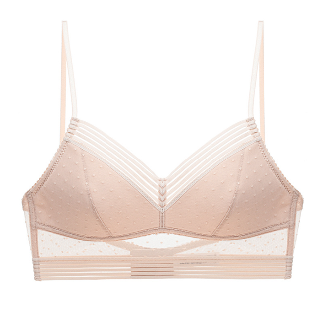 Seamless bralette bra with V-neck – buy 1, get 1 free – Clara-Beige-S-State of Style