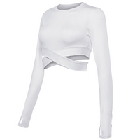 Seamless Pilates & Yoga Top – Sophia-White-S-State of Style
