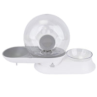 Self-Filling Pet Water Fountain – AquaPaw-Grey-State of Style