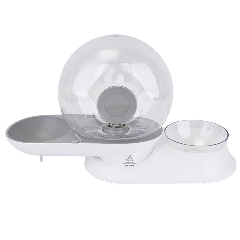 Self-Filling Pet Water Fountain – AquaPaw-Grey-State of Style