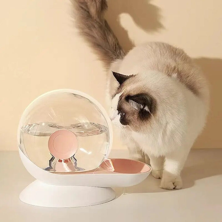 Self-Filling Pet Water Fountain – AquaPaw-Pink-State of Style