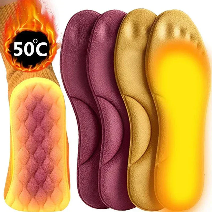 Self-Heating Thermal Insoles - HeatStep-A - Yellow-AU 5-6-State of Style