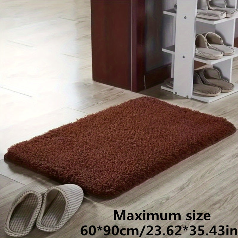 Serenity Plush Bath Mat-Coffee-40x60cm-State of Style