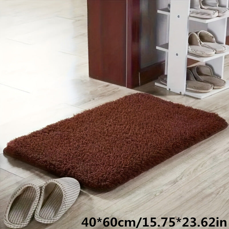 Serenity Plush Bath Mat-Grey-40x60cm-State of Style