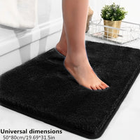 Serenity Plush Bath Mat-Grey-40x60cm-State of Style