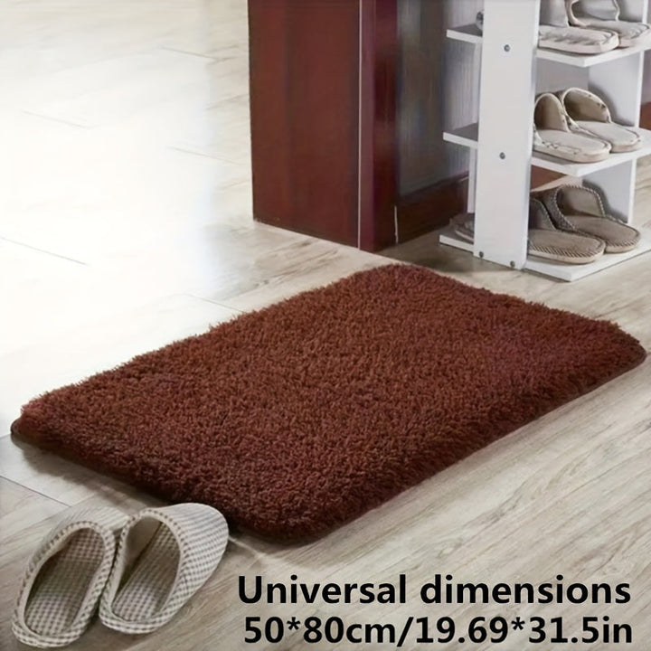 Serenity Plush Bath Mat-Grey-40x60cm-State of Style
