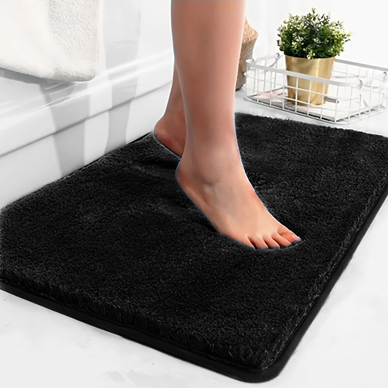 Serenity Plush Bath Mat-Grey-40x60cm-State of Style