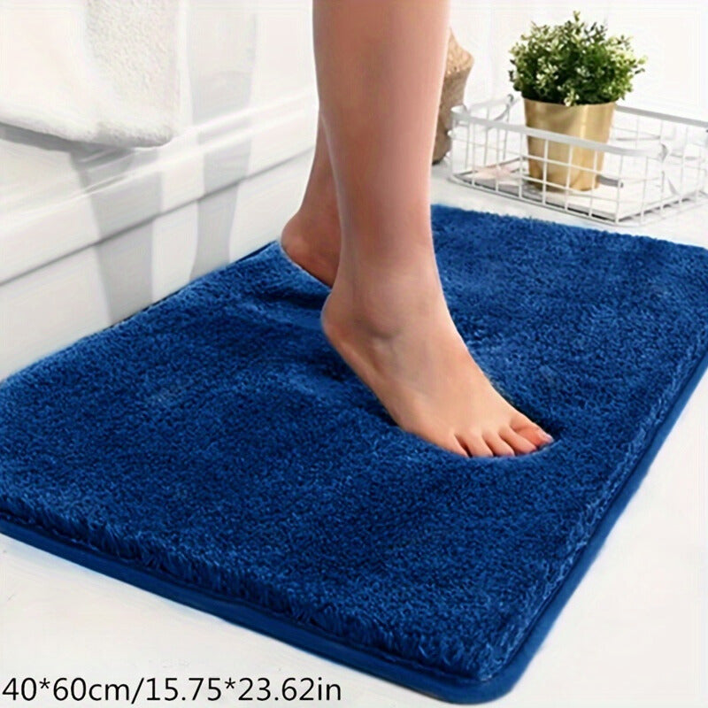 Serenity Plush Bath Mat-Grey-40x60cm-State of Style
