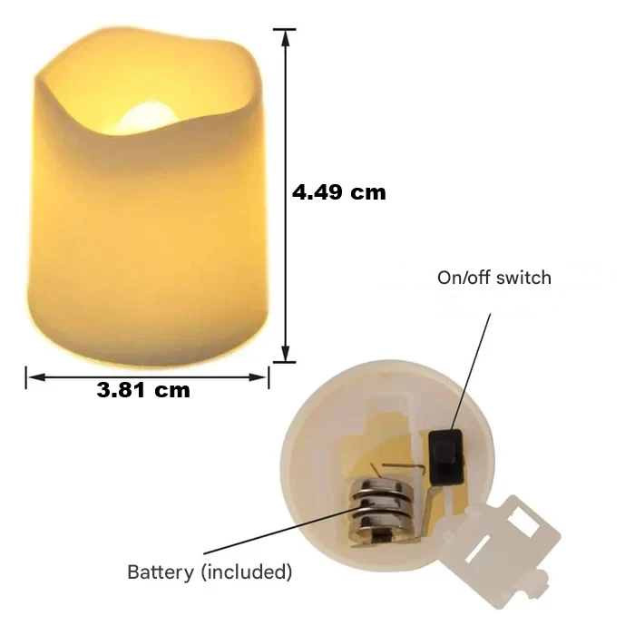 Set of 24 LED Flameless Candles - GlowFlicker-State of Style