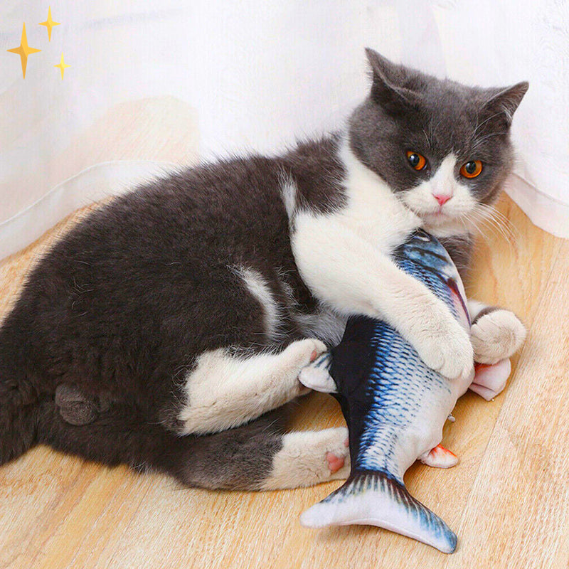 Set of 4 Moving Fish Toys for Cats - FitFish-State of Style
