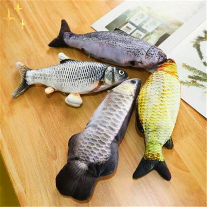 Set of 4 Moving Fish Toys for Cats - FitFish-State of Style