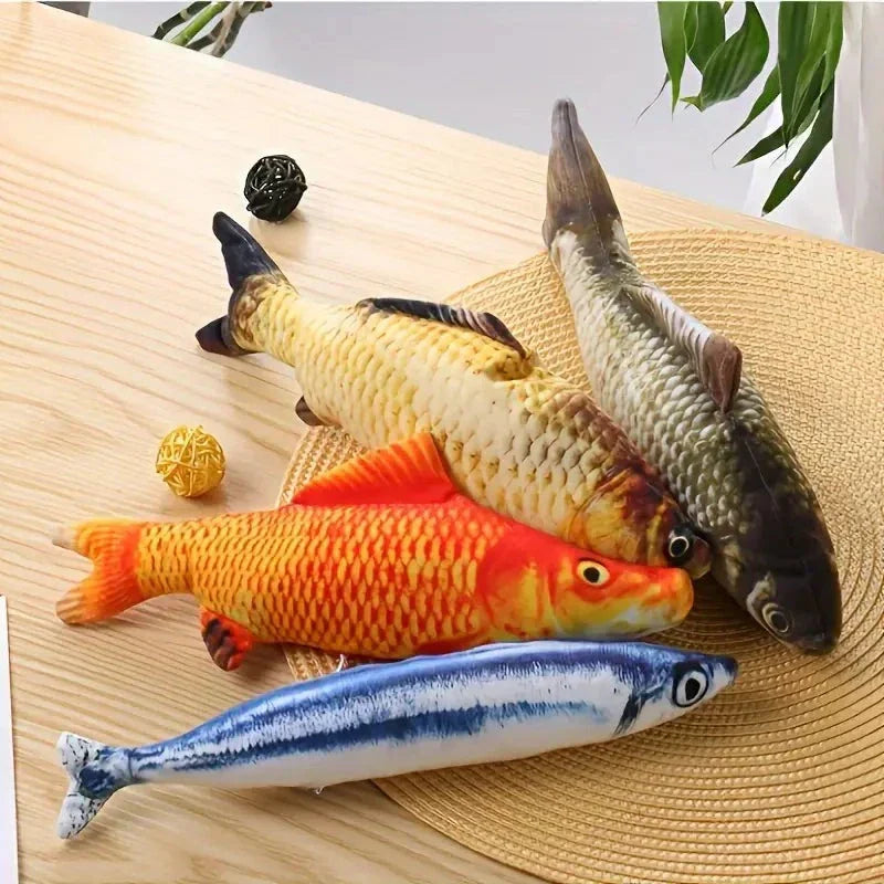 Set of 4 Moving Fish Toys for Cats - FitFish-State of Style