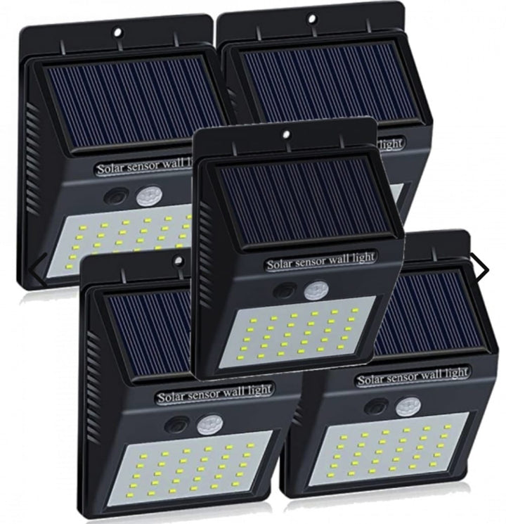 Set of 5 Solar LED Outdoor Lamps – LumaPath-State of Style