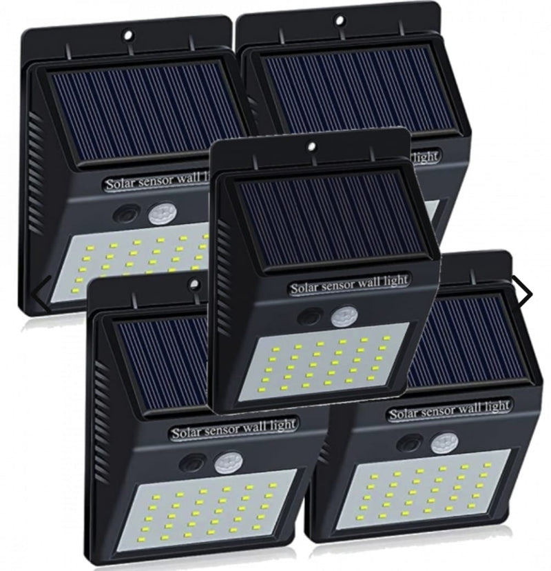 Set of 5 Solar LED Outdoor Lamps – LumaPath-State of Style