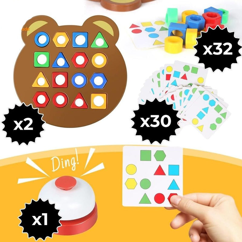 Shape and Colour Puzzle for Children - ShapeMatch-State of Style