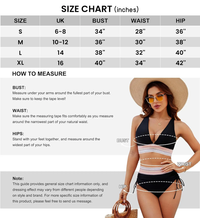 Shaping bikini set with high-waisted briefs & push-up top – Selina | Buy 1, get 1 free-Black-S-State of Style