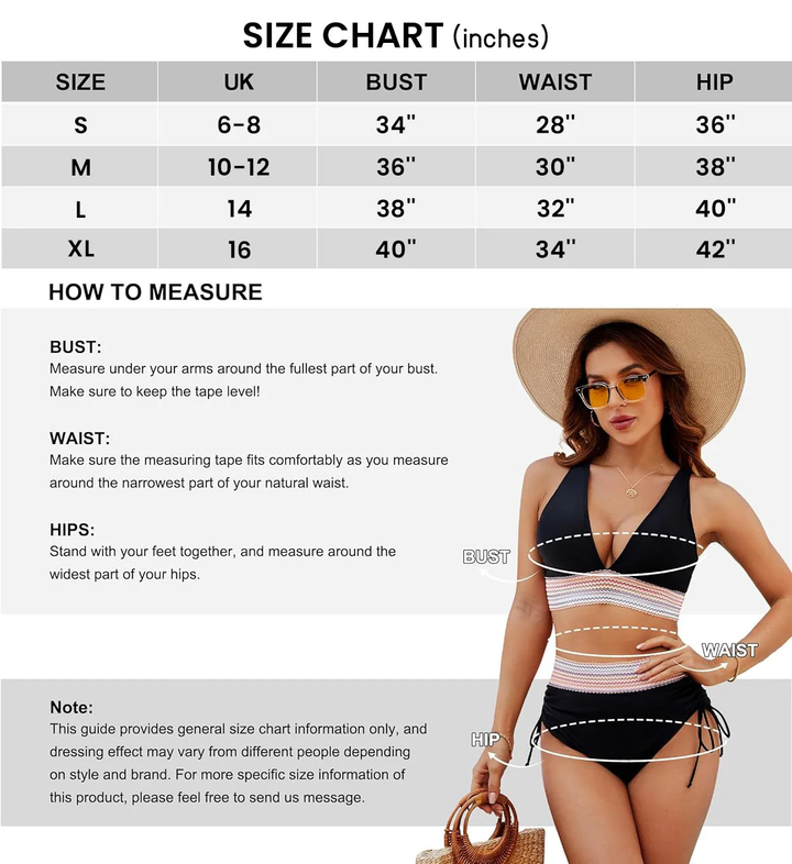Shaping bikini set with high-waisted briefs & push-up top – Selina | Buy 1, get 1 free-Black-S-State of Style