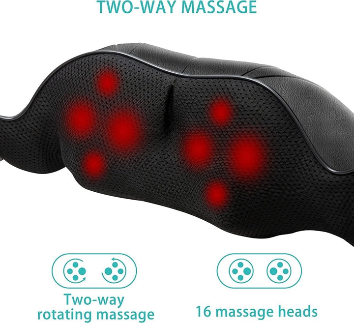 Shiatsu Massage Cushion with Infrared - FlowRelief-State of Style