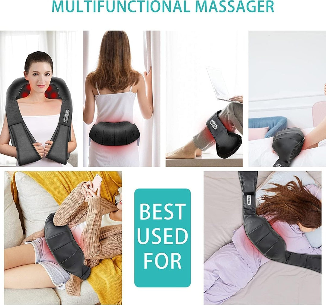 Shiatsu Massage Cushion with Infrared - FlowRelief-State of Style