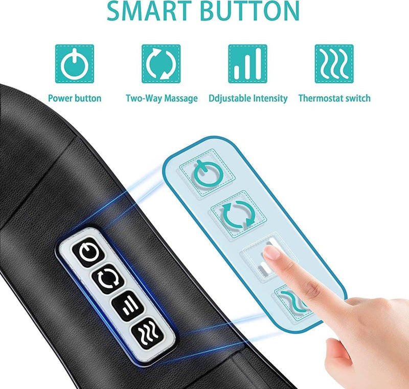 Shiatsu Massage Cushion with Infrared - FlowRelief-State of Style