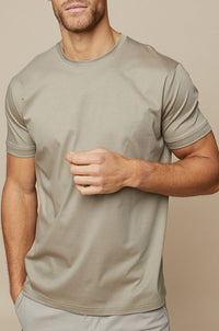 Shiny & Soft Men's T-Shirt made from Mercerised Cotton – Leon-S-State of Style