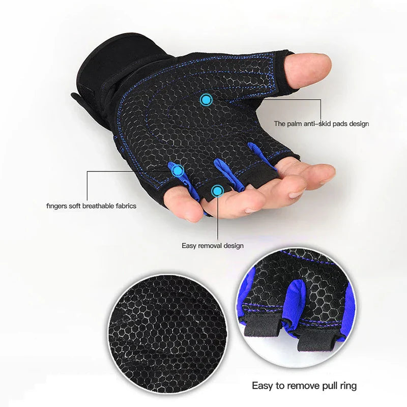 Shock-Resistant & Supportive Gym Gloves – FitFlex-Black-S-State of Style