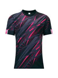 Short-sleeve shirt with striped pattern summer style men's look - Timo (1+1 FREE)-Red-S-State of Style